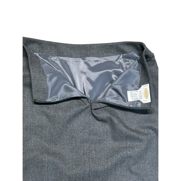 Talbots Women’s Size 6 Gray Straight Business Skirt Career Workwear Office‎ NWT - Picture 3 of 7